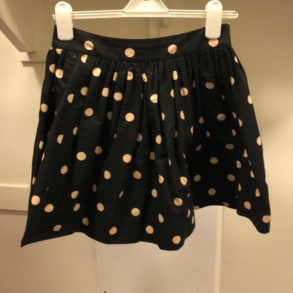 Kate Spade deco dot skater skirt